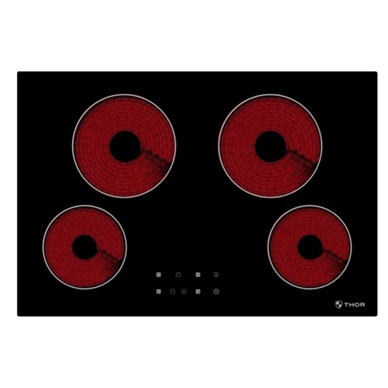 Thor KBC 64200 TCS BK Vitroseramik Elektrikli Siyah Ankastre Ocak