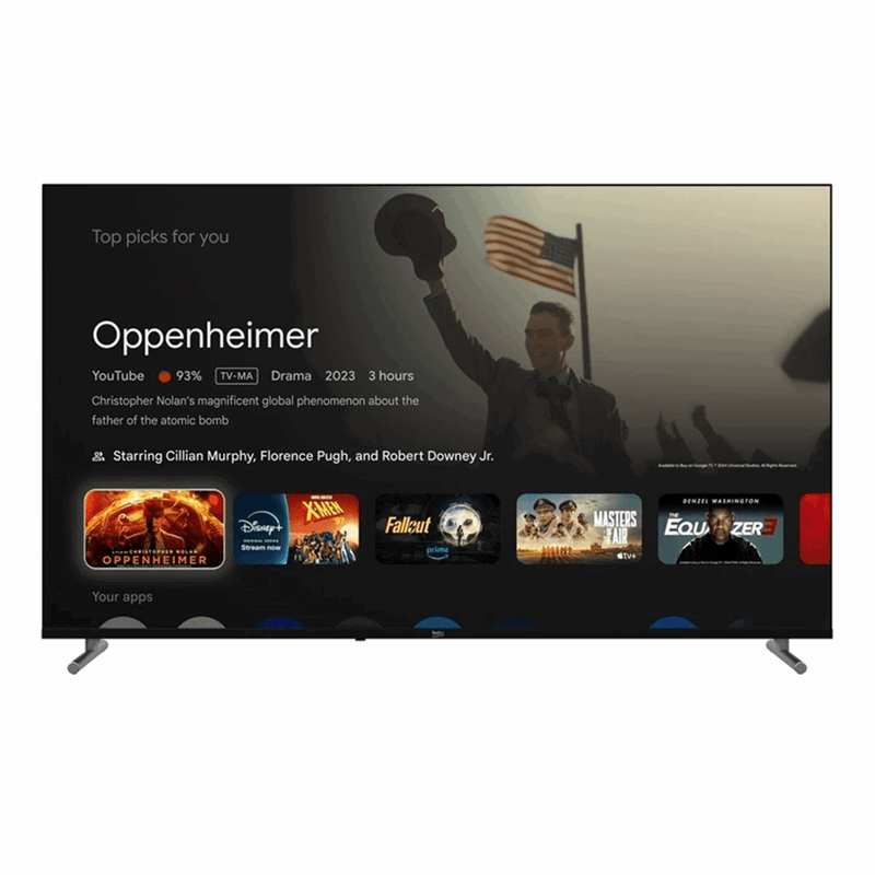 Beko Crystal 7 B 755 C 4K Ultra HD 55" 140 Ekran Uydu Alıcılı Google Smart LED TV