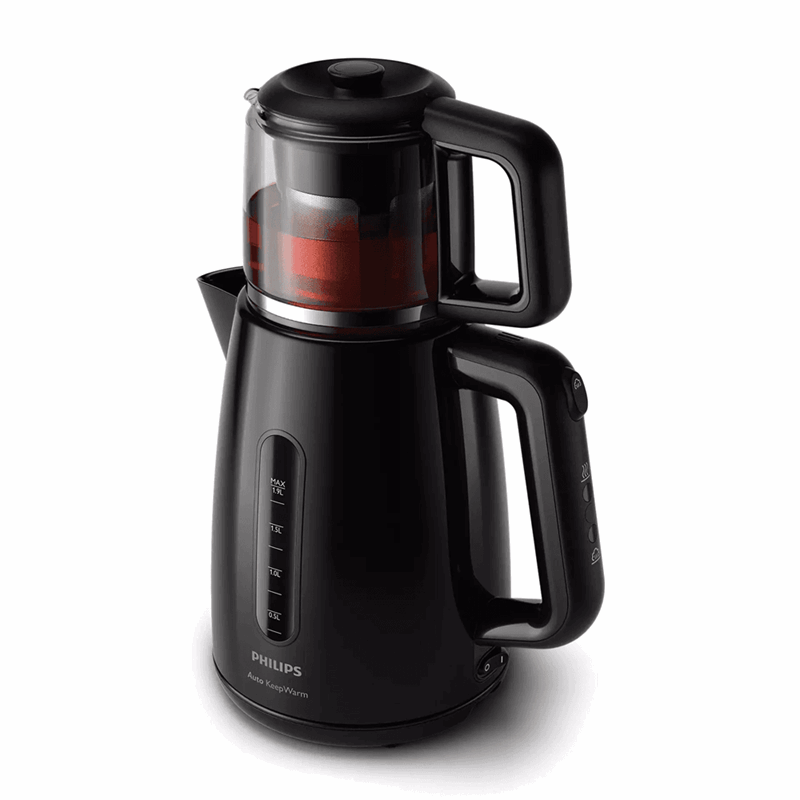 Philips 5000 Serisi Contact Grill HD6301/90 2200 W Tost Makinesi + HD7301/00 1700 W Cam Demlikli Çay Makinesi - BXA0057/00