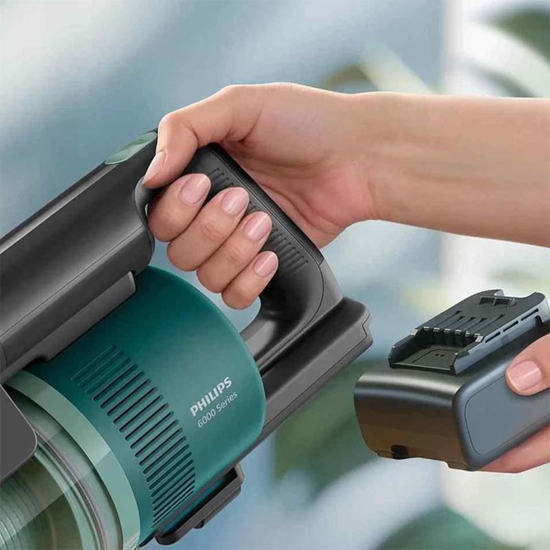 Philips 6000 Serisi XC6557/01 Şarjlı Dikey Süpürge + Series 5000 HDA150/61 Inox Türk Kahve Makinesi - BXA0055/00