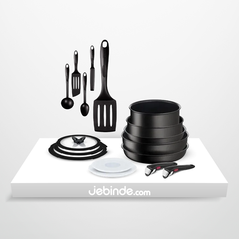 Tefal Ingenio Exception Titanyum 6X 12 Parça Büyük Tava Tencere ve Servis Seti