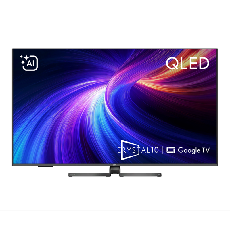 Beko Crystal 10 AI B 1055 C 4K Ultra HD 55" 140 Ekran Uydu Alıcılı Google Smart QLED TV