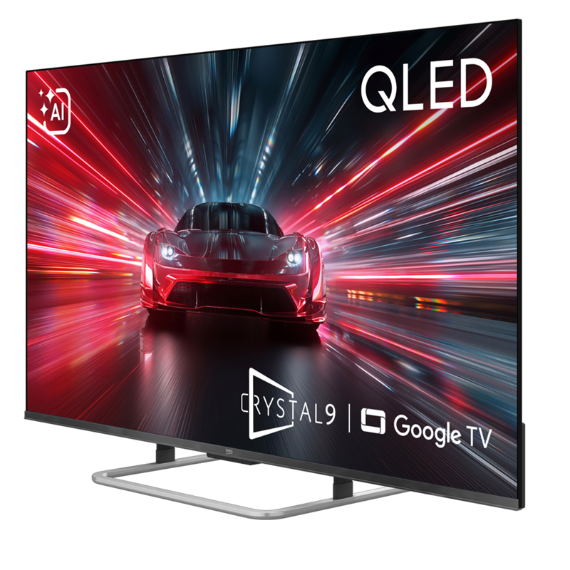 Beko Crystal 9 AI B 965 C AI 120Hz 65" 4K UHD 165 Ekran Uydu Alıcılı Google Smart QLED TV