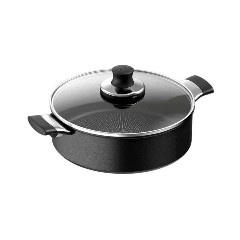 Tefal 6X Excellence İndüksiyon Tabanlı 24 cm Kısa Titanyum Tencere