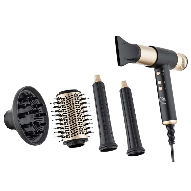 Fakir Airwave 5in1 Gold Saç Şekillendirme Seti