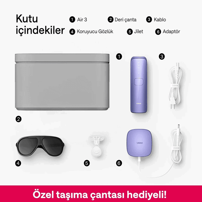Ulike Air 3 IPL Mor Lazer Epilasyon Aleti