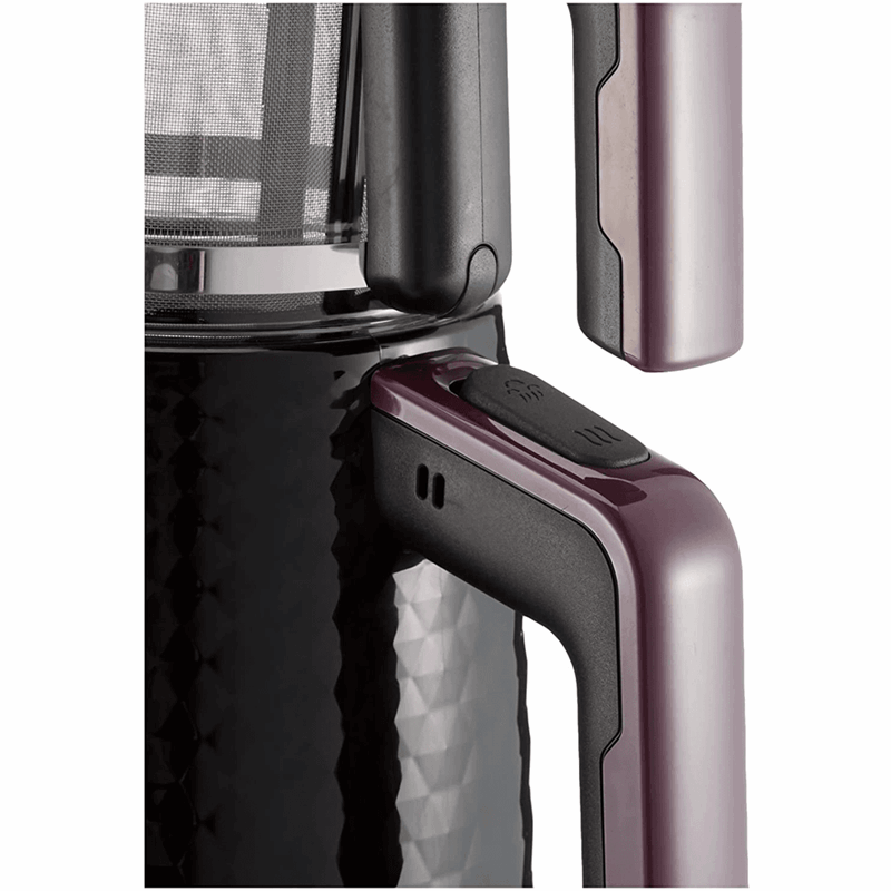 Fakir Tastea Siyah Mor 1650 W Cam Demlikli Çay Makinesi