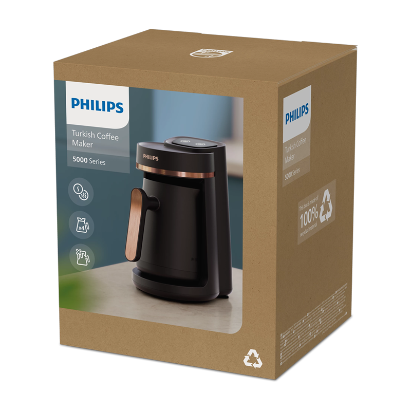 Philips Series 5000 HDA150/60 Bakır Türk Kahve Makinesi