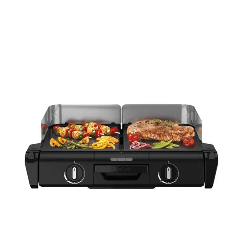 Tefal Family Grill 2400 Watt Termostatlı 2 Pişirme Yüzeyli İç/Dış Mekân Izgarası