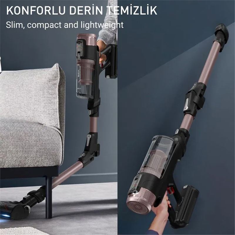 Tefal X-Force Flex 16.60 Animal Aqua Islak Kuru Şarjlı Dikey Süpürge