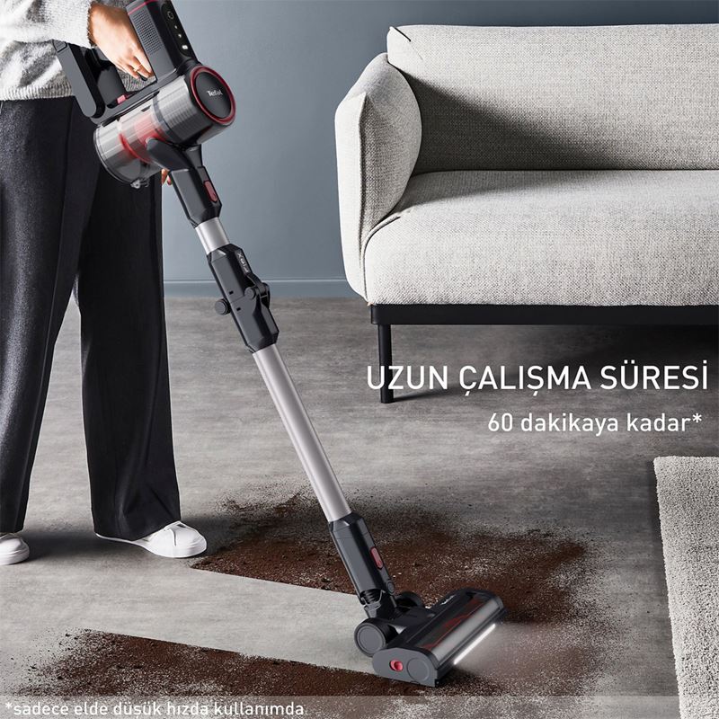 Tefal X-Force Flex 8.60 Max TY6T90TR Şarjlı Dikey Süpürge