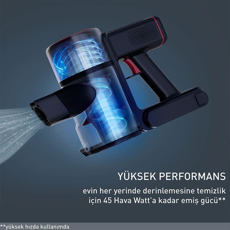 Tefal X-Force Flex 8.60 Max TY6T90TR Şarjlı Dikey Süpürge