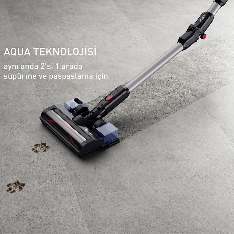 Tefal X-Force Flex 8.60 Max TY6T90TR Şarjlı Dikey Süpürge