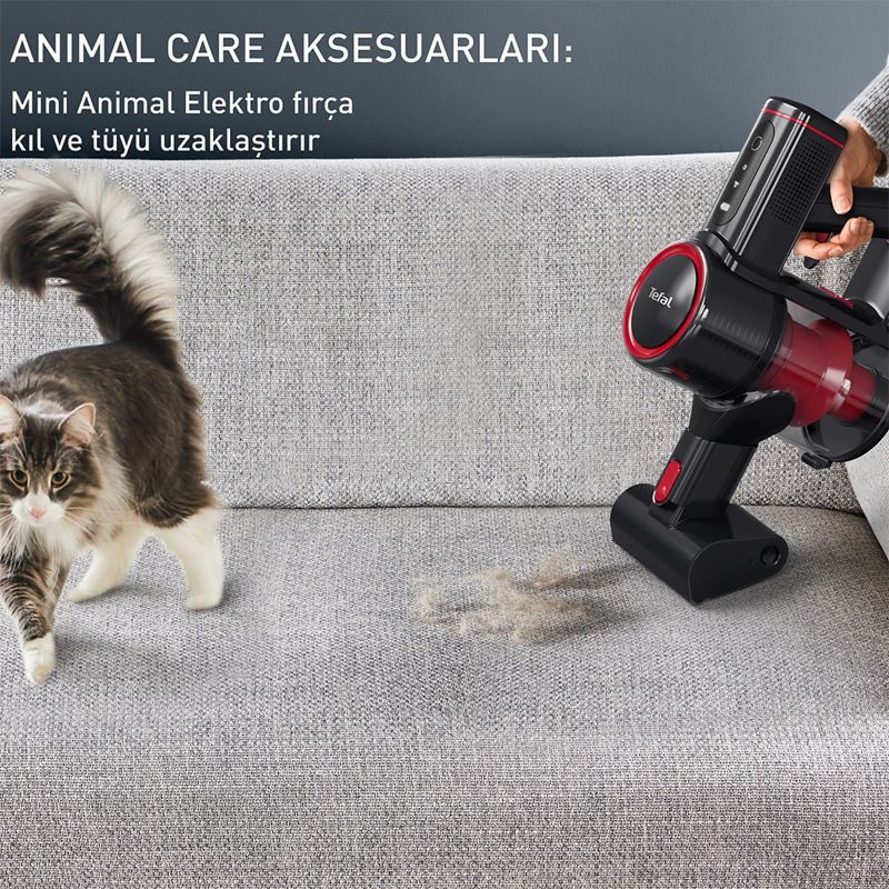 Tefal X-Force Flex 8.60 Max TY6T90TR Şarjlı Dikey Süpürge