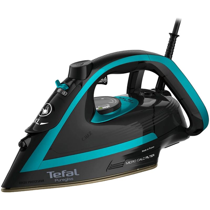 Tefal FV8066 Puregliss 3000 W Siyah Buharlı Ütü