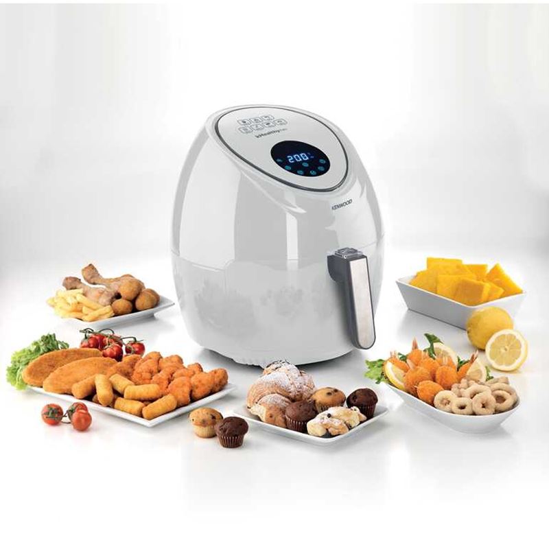 Kenwood Air Fryer XXL HFP50.000WH 5.5 L Beyaz Yağsız Fritöz