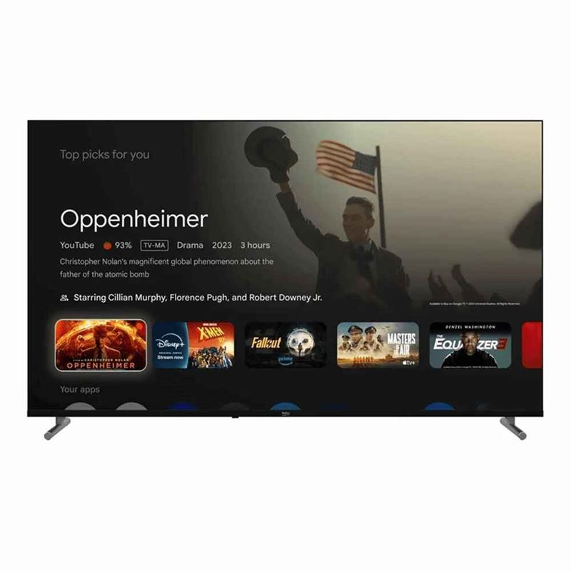 Beko Crystal 7 B 775 C 4K Ultra HD 75" 190 Ekran Uydu Alıcılı Google Smart LED TV