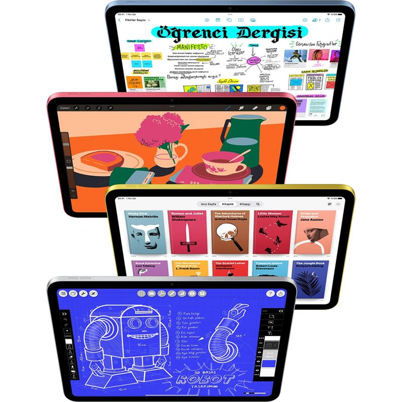 Apple iPad 11. Nesil Wi-Fi 128 GB 11" MD4D4TU/A Sarı Tablet