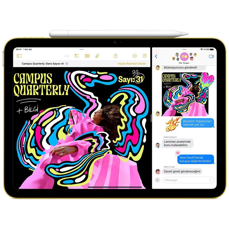 Apple iPad 11. Nesil Wi-Fi 128 GB 11" MD3Y4TU/A Gümüş Tablet