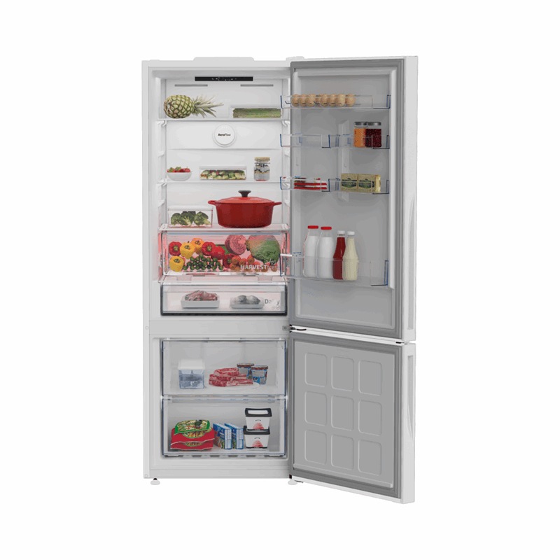 Beko 670475 IEBC AI Beyaz Cam Kombi No Frost Buzdolabı