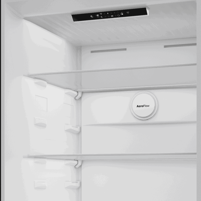 Beko 670475 IEBC AI Beyaz Cam Kombi No Frost Buzdolabı