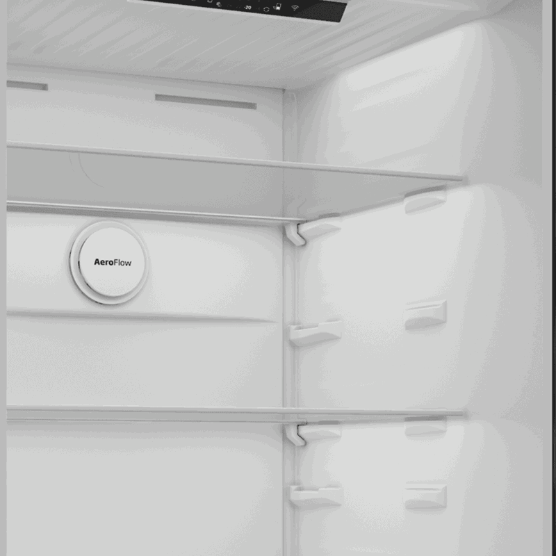 Beko 670475 IEBC AI Beyaz Cam Kombi No Frost Buzdolabı