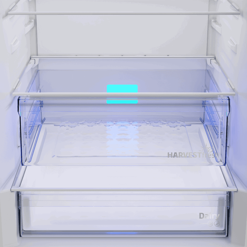 Beko 670475 IEBC AI Beyaz Cam Kombi No Frost Buzdolabı