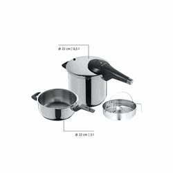 WMF Perfect Premium 6.5 L + 3 L Düdüklü Tencere