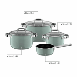 WMF Fusiontec Tencere Seti 4 Parça Okaliptus