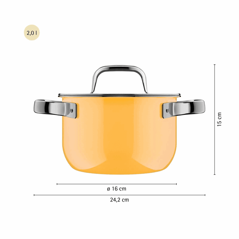 WMF Fusiontec Tencere Seti 4 Parça Mango