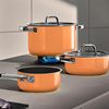 WMF Fusiontec Tencere Seti 4 Parça Papaya