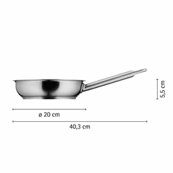 WMF Ultimate 20 cm Çelik Tava