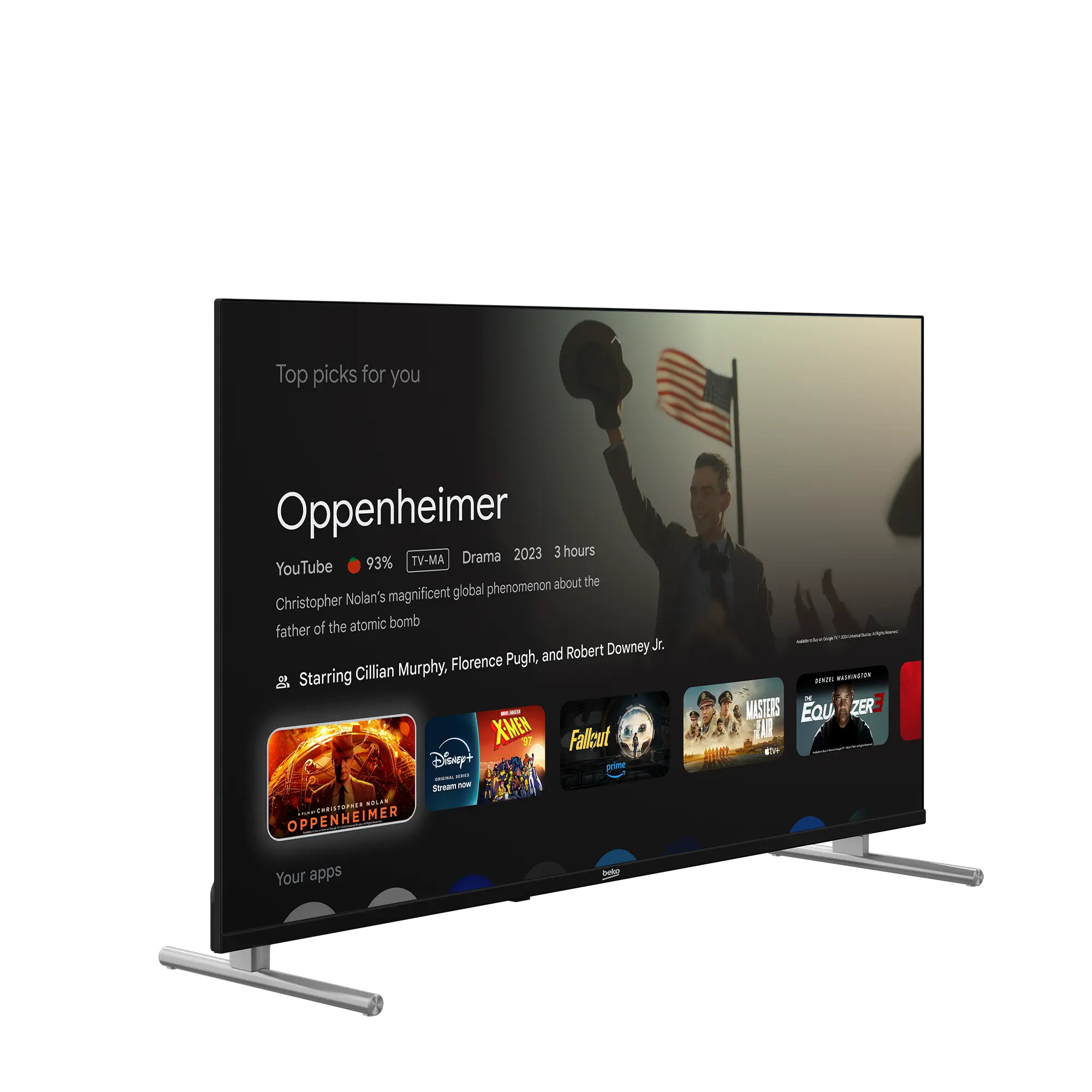 Beko Crystal 7 B 743 C 4K Ultra HD 43" 109 Ekran Uydu Alıcılı Google Smart LED TV