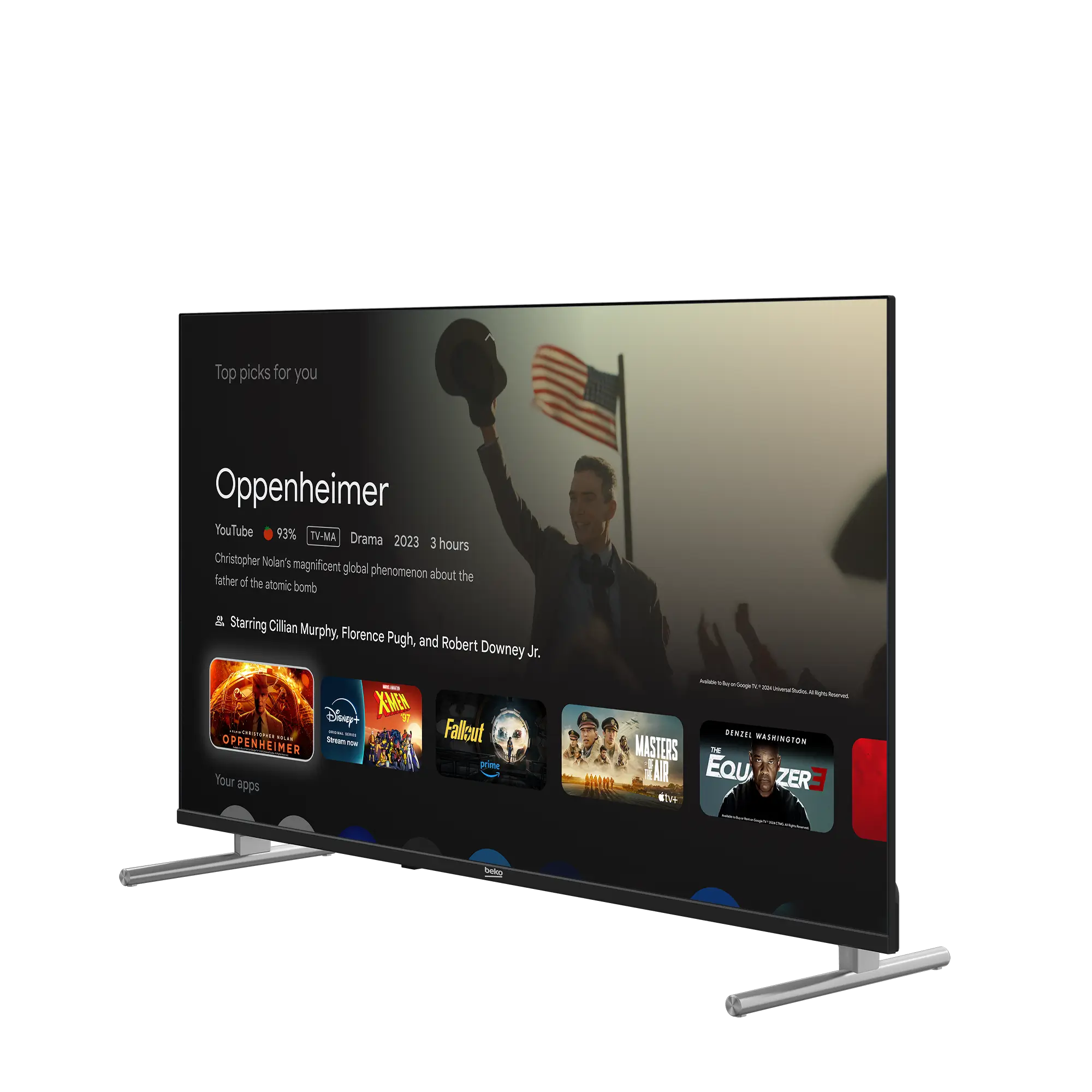 Beko Crystal 7 B 743 C 4K Ultra HD 43" 109 Ekran Uydu Alıcılı Google Smart LED TV