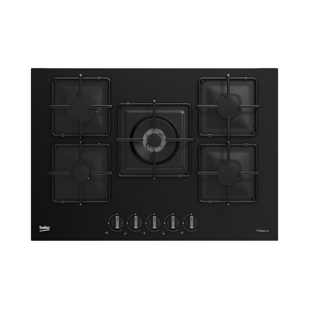 Beko BOCD K 752 EWS Gazlı Cam Tablalı Ocak