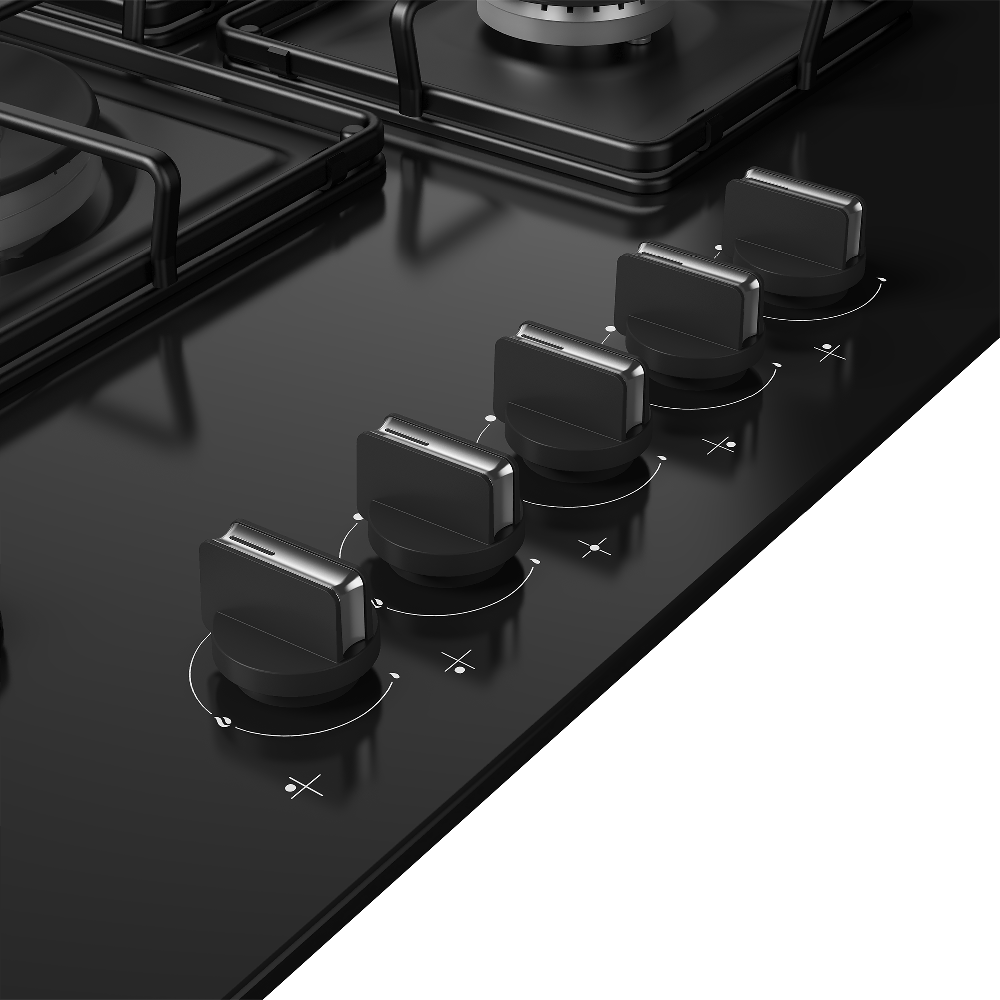 Beko BOCD K 752 EWS Gazlı Cam Tablalı Ocak
