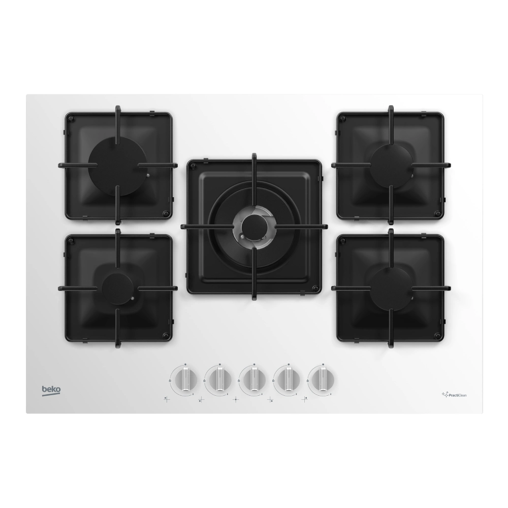 Beko BOCD K 752 EWB Gazlı Cam Tablalı Ocak