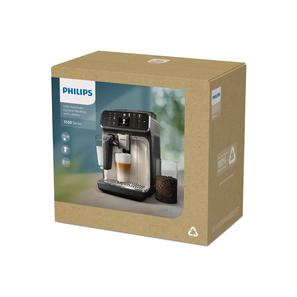 Philips 5500 Serisi LatteGo EP5544/80 Tam Otomatik Espresso Makinesi