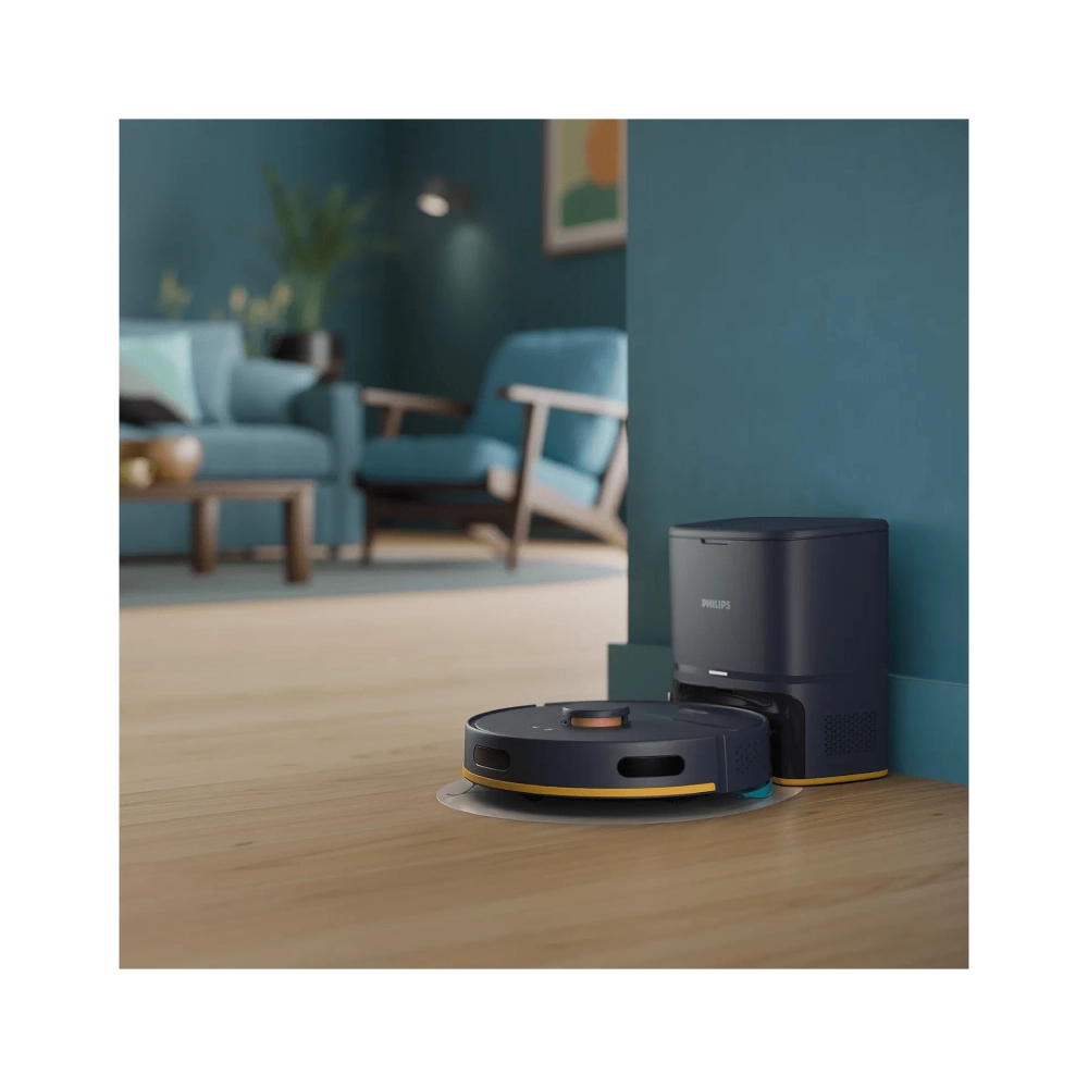 Philips 2000 Serisi XU2100/15 Çöp İstasyonlu Akıllı Robot Süpürge Islak Kuru Temizleme
