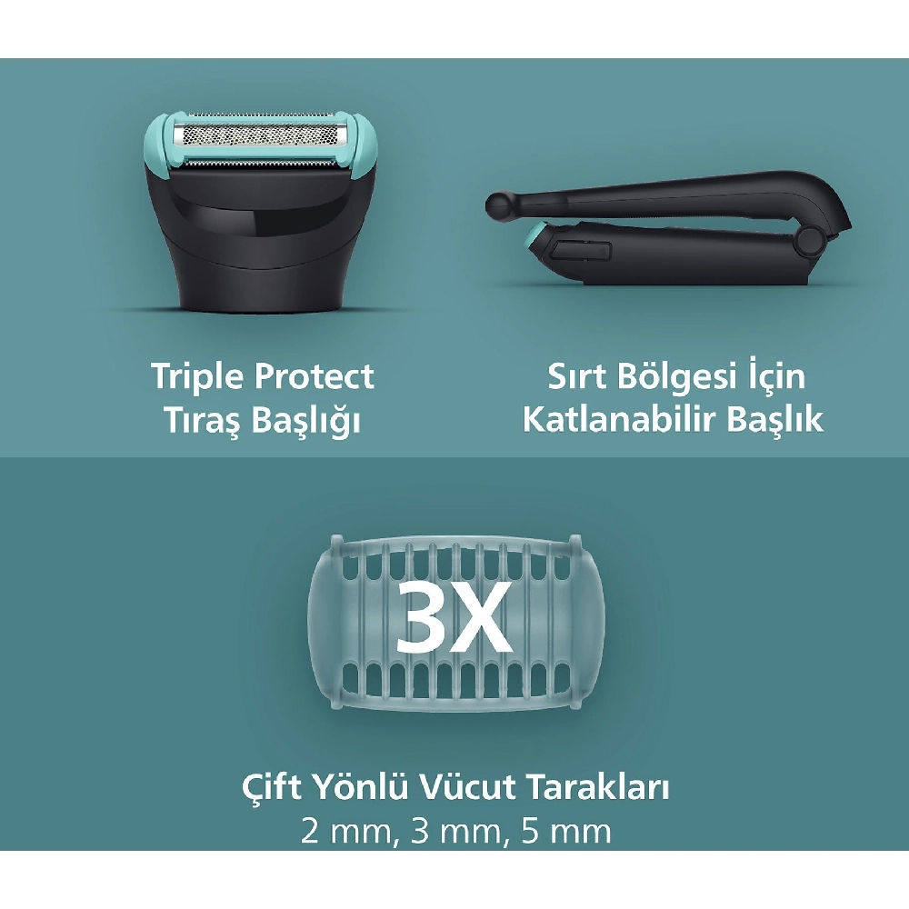 Philips 5000 Serisi BG5475/15 Islak Kuru Erkek Bakım Seti