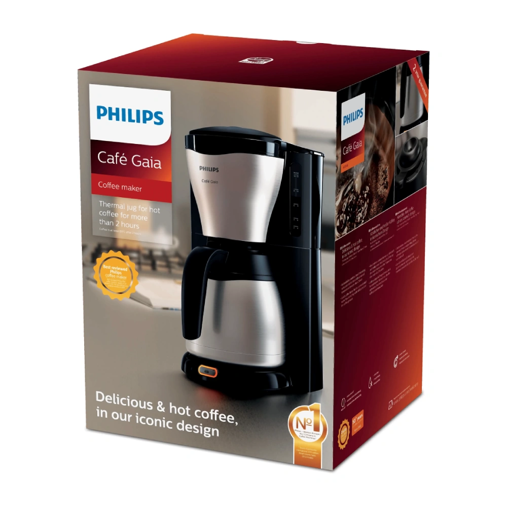 Philips HD7546/20 Cafe Gaia Metal Therm Filtre Kahve Makinesi