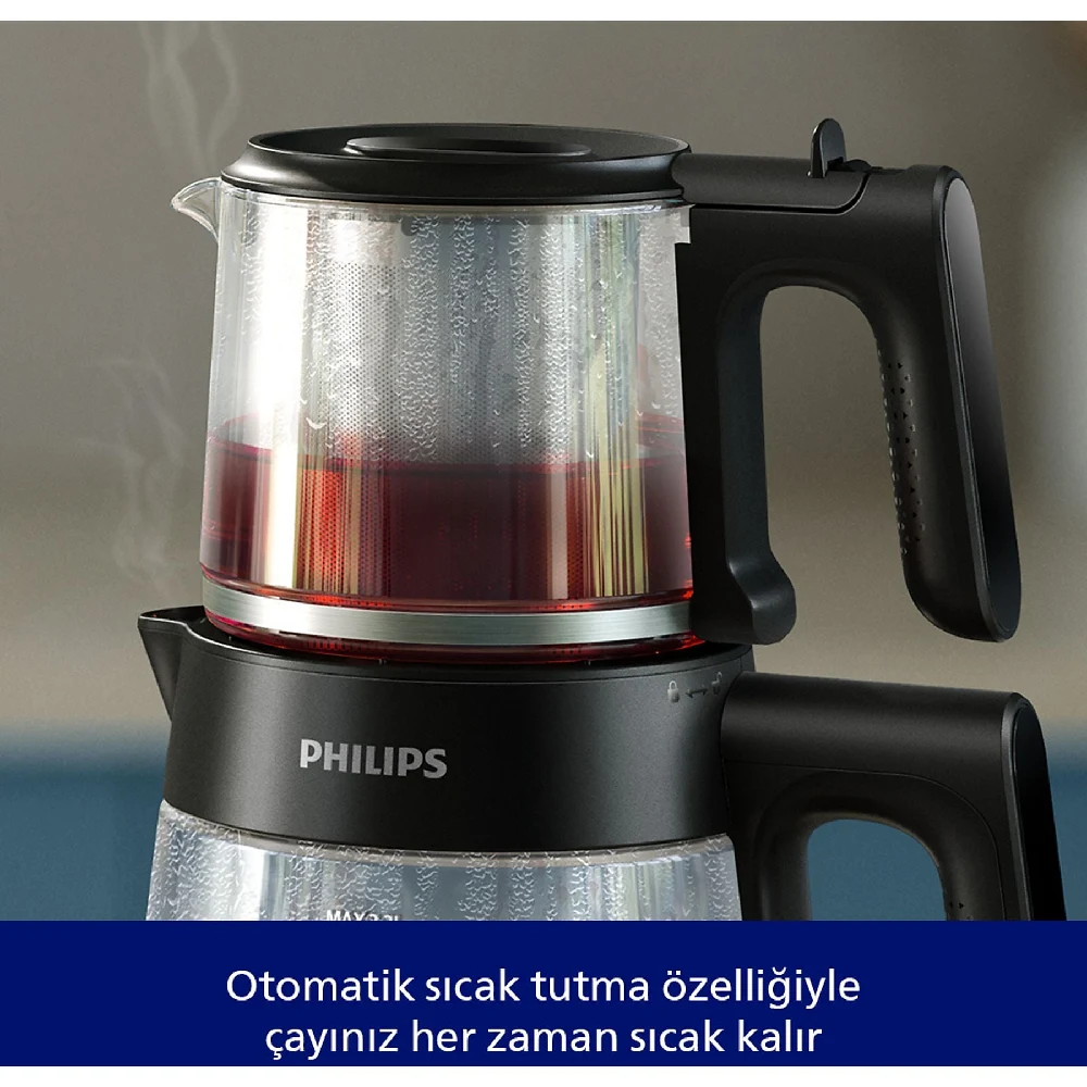 Philips 5000 Serisi HD7360/00 1900 W Cam Çay Makinesi