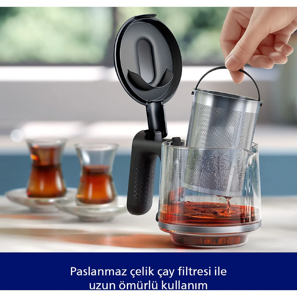 Philips 5000 Serisi HD7360/00 1900 W Cam Çay Makinesi