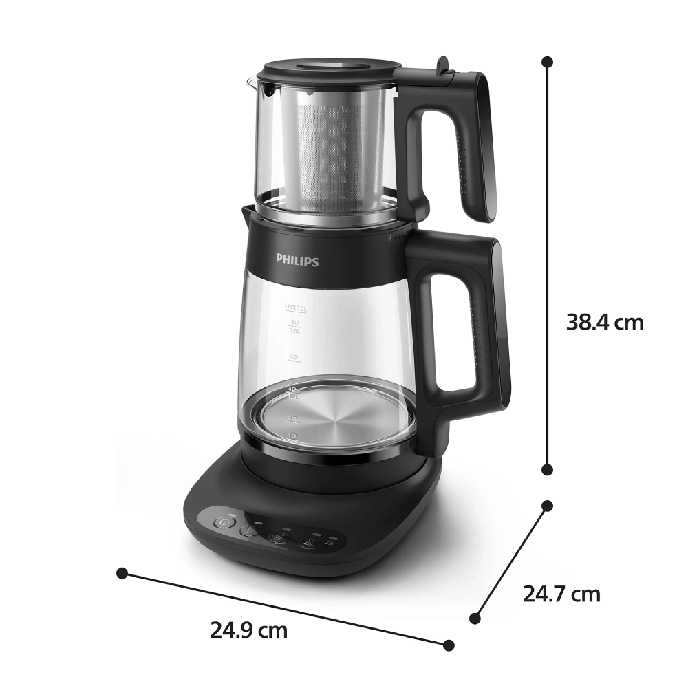 Philips 5000 Serisi HD7360/00 1900 W Cam Çay Makinesi