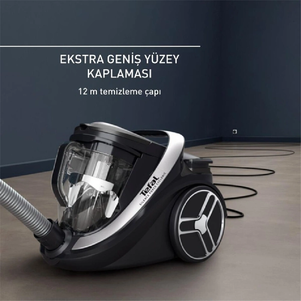 Tefal Silence Force Cyclonic TW7976 550 W Toz Torbasız Süpürge