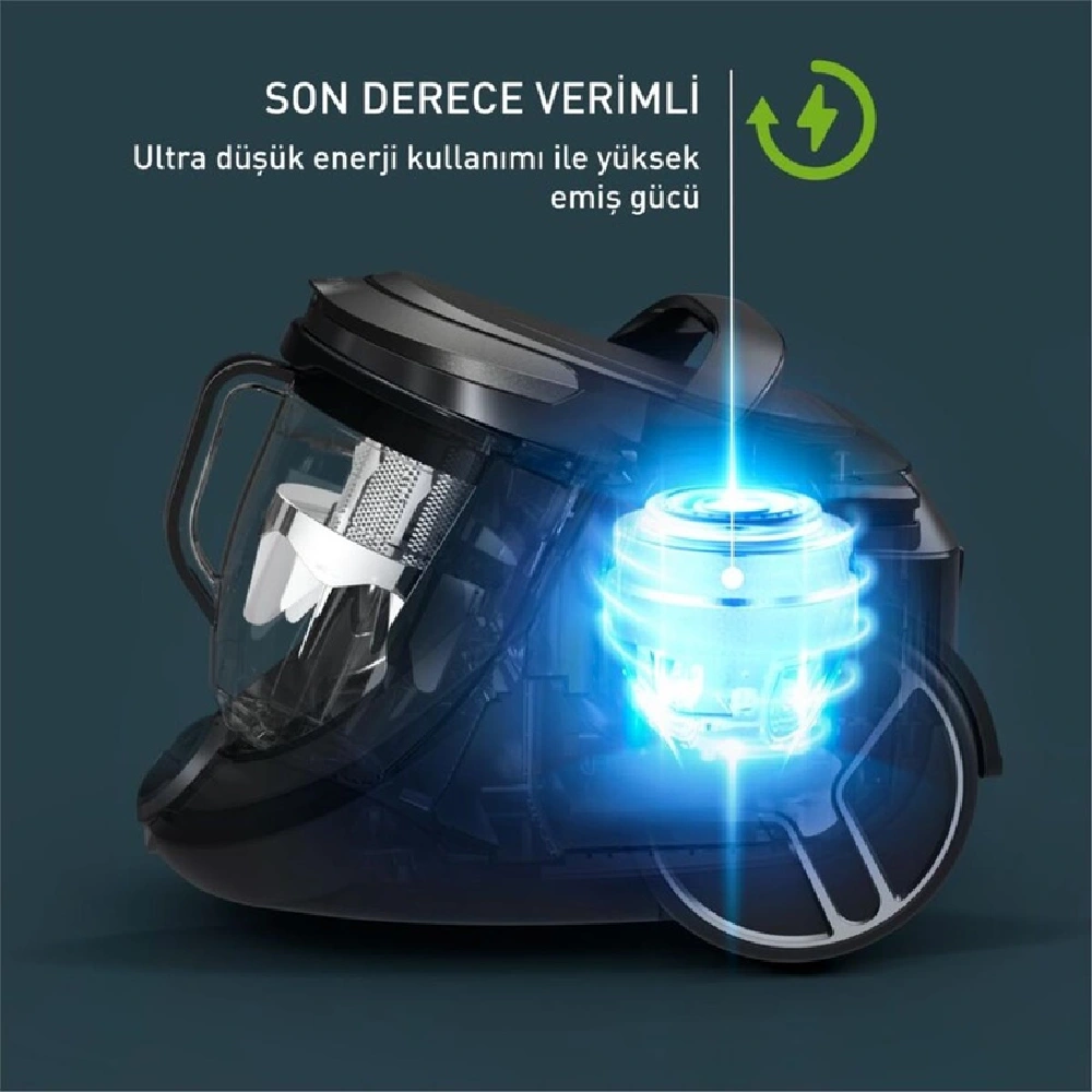 Tefal Silence Force Cyclonic TW7976 550 W Toz Torbasız Süpürge