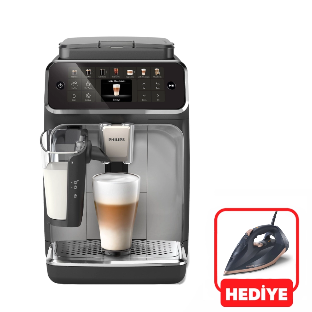 Philips EP4446/70 Espresso Makinesi DST7510/80 Ütü Hediyeli