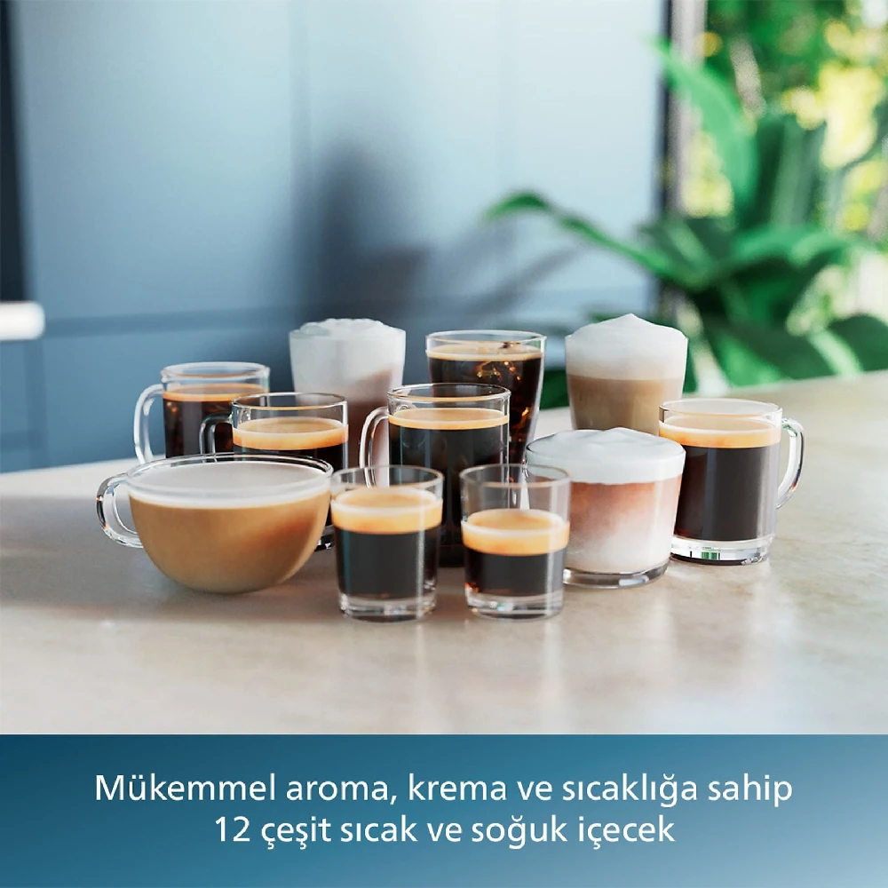 Philips EP4446/70 Espresso Makinesi DST7510/80 Ütü Hediyeli