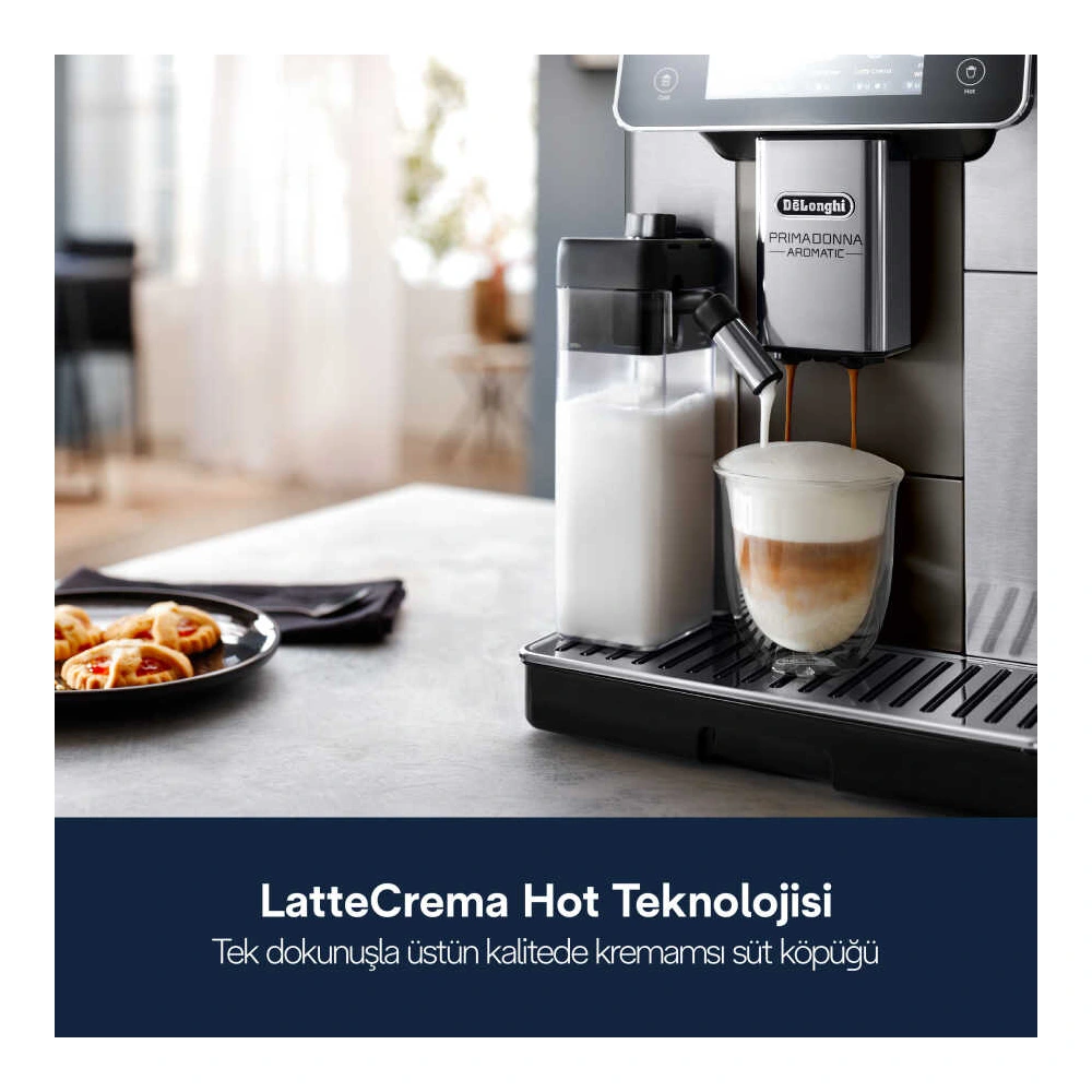 Delonghi PrimaDonna Aromatic ECAM630.75.TM Tam Otomatik Espresso Makinesi
