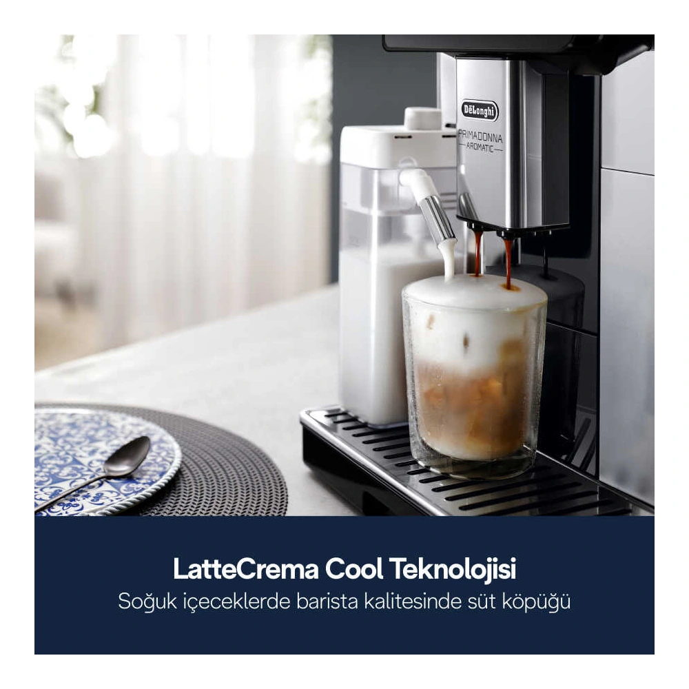Delonghi PrimaDonna Aromatic ECAM630.75.TM Tam Otomatik Espresso Makinesi